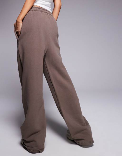 Good For Nothing - Joggers comodi dritti beige con logo sulla gamba, 2 di 5