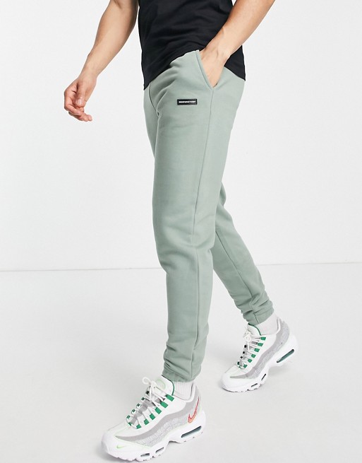 Good For Nothing joggers in dusty green