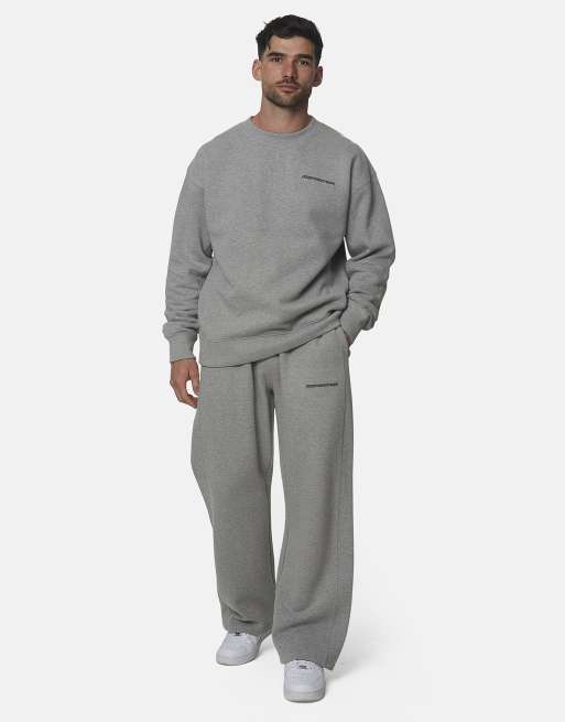 Good For Nothing - joggers oversize de felpa con alto contenido de algodón en gris, 3 de 4