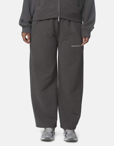 Good For Nothing - joggers oversize de felpa de algodón en gris - view 1