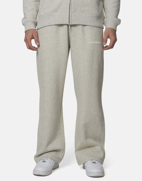 Good For Nothing - Joggers oversize in pile di misto cotone beige - view 1