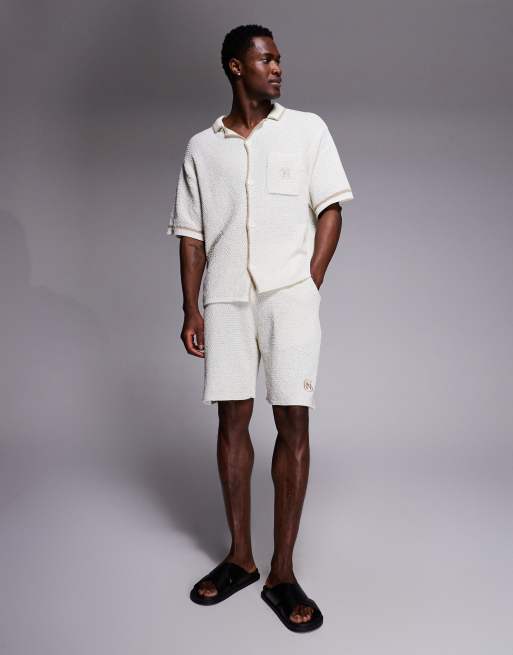 Good For Nothing knit shirt in off white - part of a set, 2 of 5