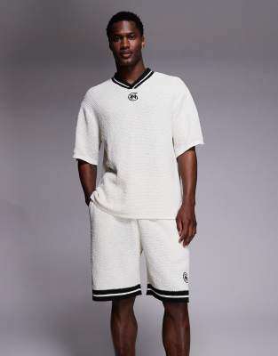 Good For Nothing Knit Shorts In White