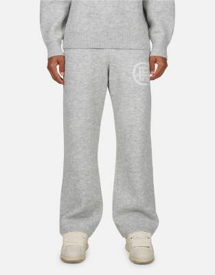 Good For Nothing Knitted joggers in grey