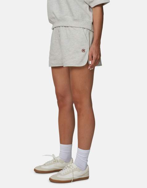 Good For Nothing – Monogram Collection – Shorts aus Baumwolljersey in Grau mit Monogramm - view 1