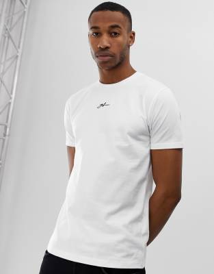 plain t shirt with small logo