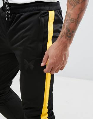 Yellow and hot sale black sweatpants