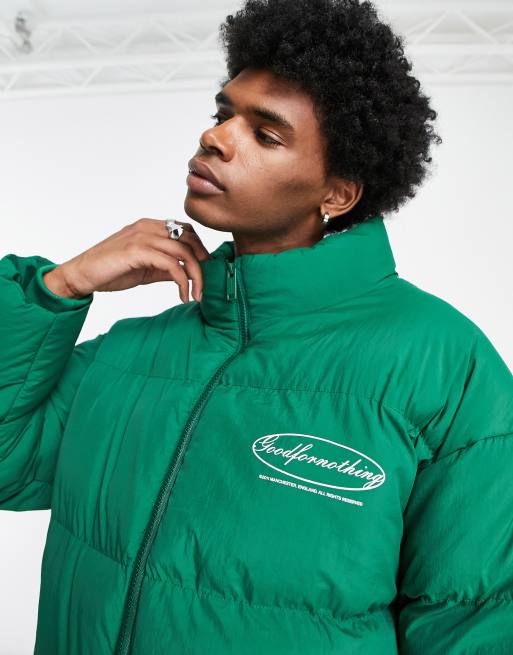 Mens oversized puffer on sale jacket