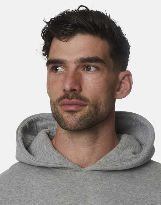 Good For Nothing Oversize-Kapuzenpullover mit hohem Baumwollanteil in Grau, 4 von 5