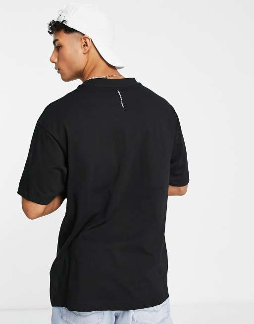 Good For Nothing – Oversize-T-Shirt in Schwarz mit Schmetterlingsprint, 4 von 4