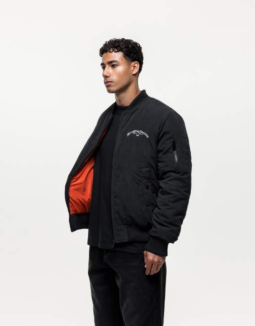 Good For Nothing oversized bomber jacket in black ASOS