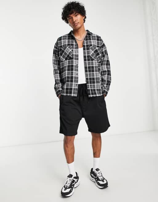 Short on sale sleeve flannels