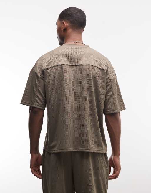 Good For Nothing oversized hockey jersey in brown (part of a set), 5 of 5
