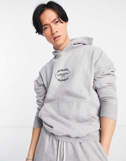 Good For Nothing - Oversized hoodie in gebroken wit, deel van co-ord set