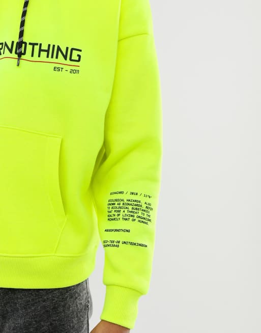 Good for nothing store yellow hoodie