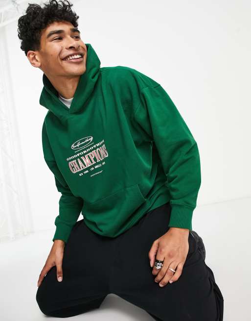 Champion print hoodie sale