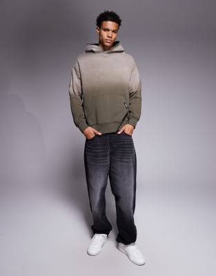 Good For Nothing Oversized Pullover Hoodie In Multi