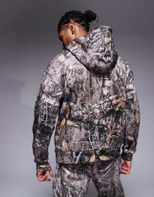 Good For Nothing - Oversized pullover-hættetrøje med camouflage-print, 4 af 4