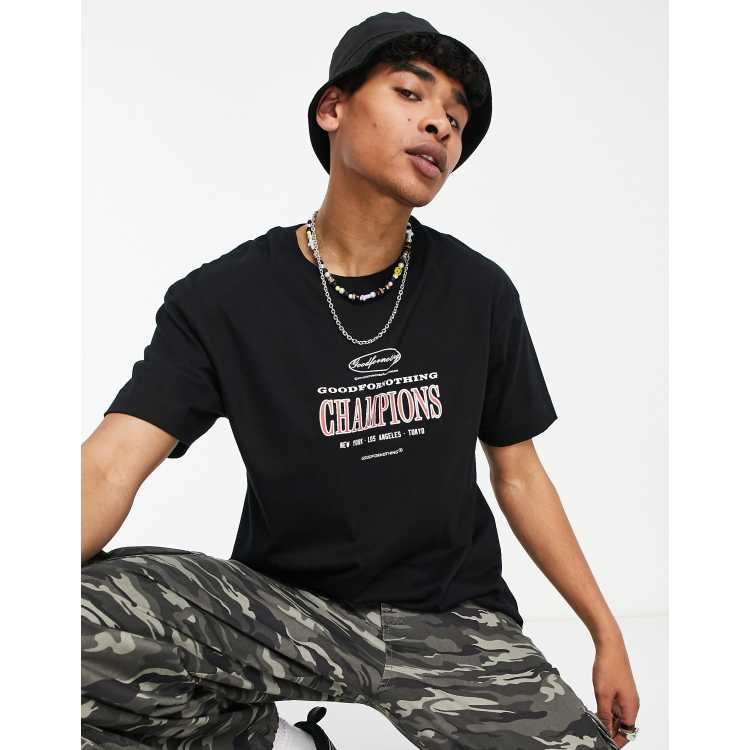 Champion t shirt oversized online