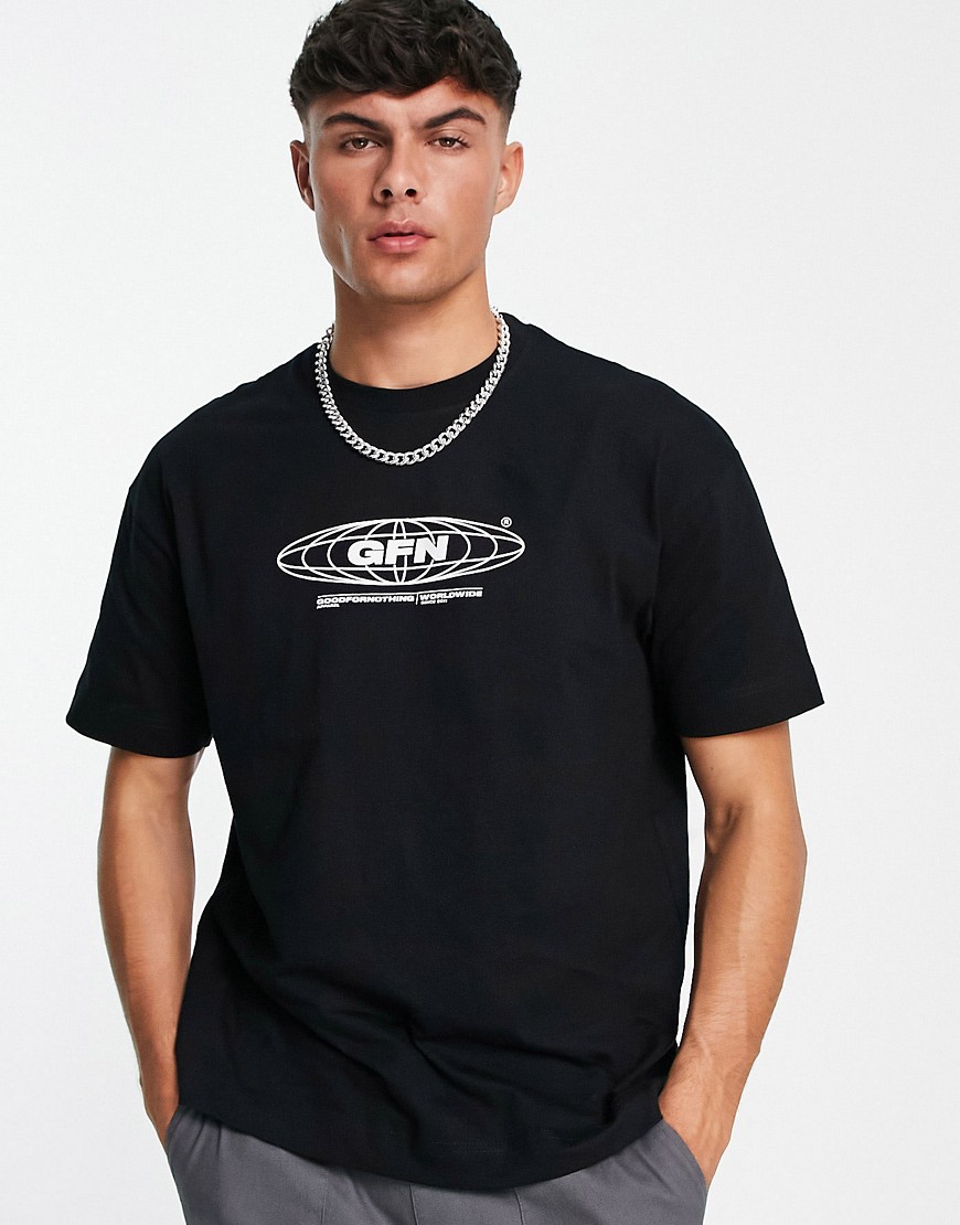 Good For Nothing oversized T-shirt in black