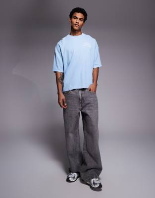 Good For Nothing Oversized T-shirt In Blue