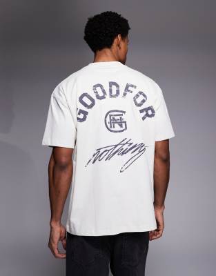 Good For Nothing Oversized T-shirt In White