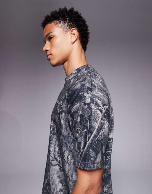 Good for Nothing - Oversized T-shirt med gennemgående camouflageprint, 3 af 5