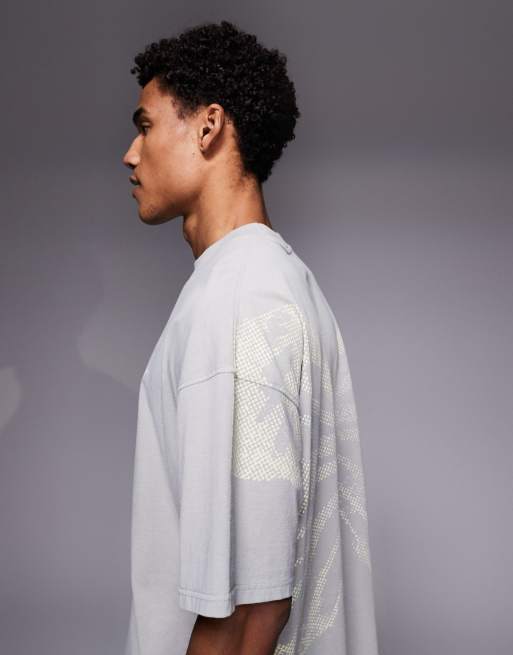Good For Nothing - Oversized T-shirt met vlinderprint op de achterkant in groen, 4 van 5