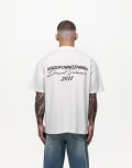 [Good For Nothing] Good For Nothing oversized t-shirt with logo back print in off white XL Off White