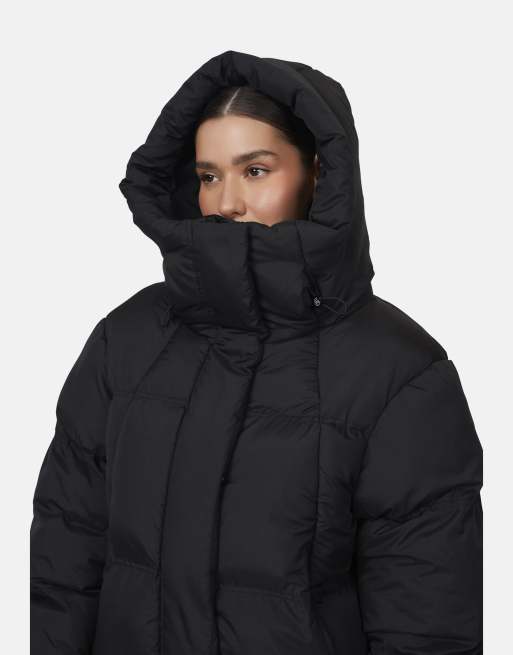 Good For Nothing Panelled puffer jacket in black ASOS