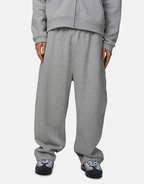 Good For Nothing - Pantalon de jogging baggy à logo brodé - Gris - view 1