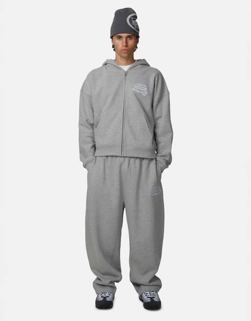 Good For Nothing - Pantalon de jogging baggy à logo brodé - Gris, 3 de 4