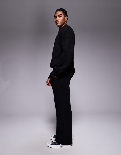 Good For Nothing - Pantalon de jogging d'ensemble droit en maille bouclée - Noir, 2 de 5