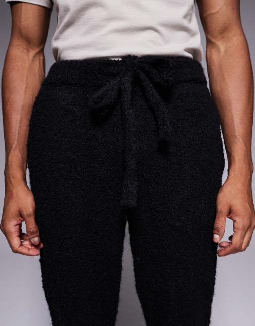 Good For Nothing - Pantalon de jogging d'ensemble droit en maille bouclée - Noir, 4 de 5