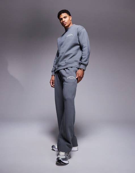 Good For Nothing - Pantalon de jogging d'ensemble style vintage - Gris fumée - view 1