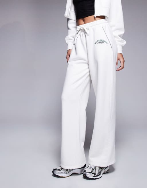 Good For Nothing - Pantalon de jogging molletonné d'ensemble à logo - Blanc cassé , 2 de 5