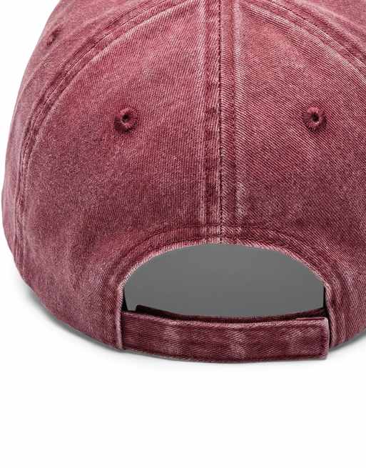 Good For Nothing pet met wassing en geborduurd logo in rood, 2 van 3