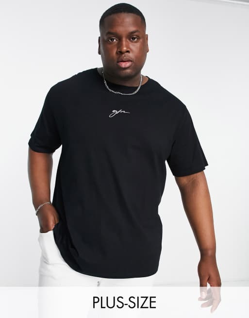 Good For Nothing Plus – Czarny T-shirt z logo