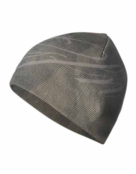 Good For Nothing Printed woodland knit skully beanie in grey - view 1
