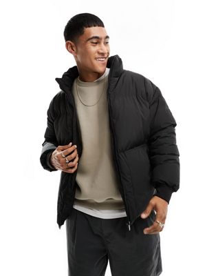 Good For Nothing puffer jacket in black  - ASOS Price Checker