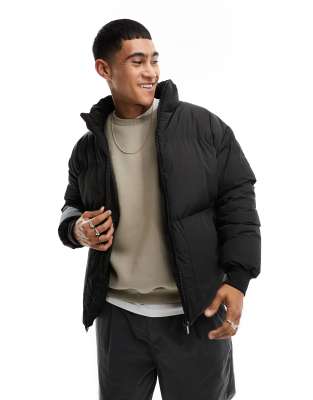 Good For Nothing puffer jacket in black