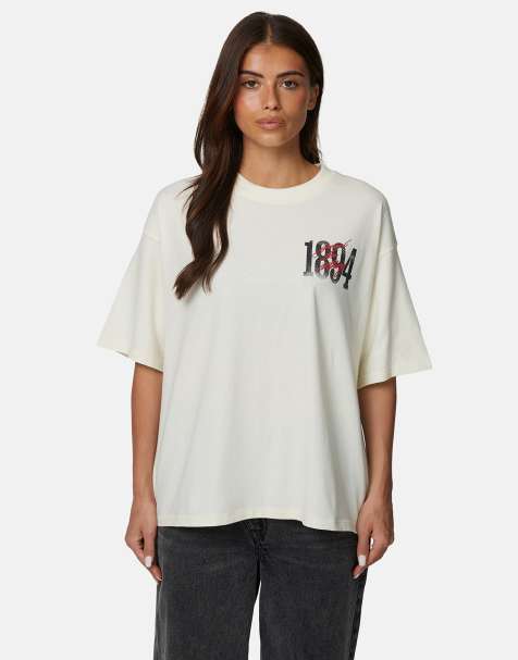 Good For Nothing Relaxed fit graphic tee in white