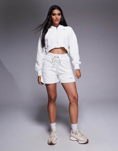Good For Nothing Relaxed fit jersey shorts in white - view 1