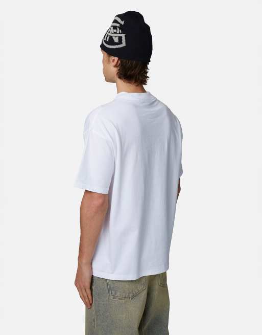 Good For Nothing – Relaxed-Fix-T-Shirt in Weiß mit Monogramm, 2 von 4