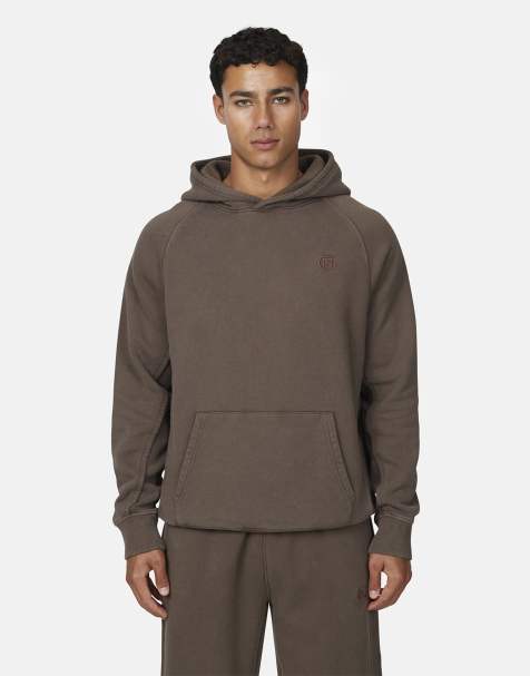 Good For Nothing Relaxed hoodie in chocolate - view 1