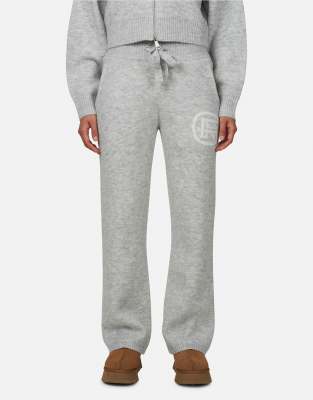 Good For Nothing Relaxed knitted bottoms in grey