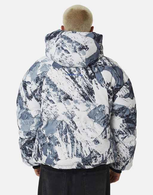 Good For Nothing Ripstop hooded padded puffer jacket in grey, 2 of 4