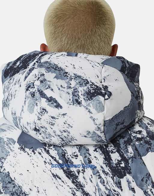 Good For Nothing Ripstop hooded padded puffer jacket in grey, 4 of 4