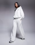 [Good For Nothing] Good For Nothing seam detail trackies in light grey (part of a set) XL Light grey