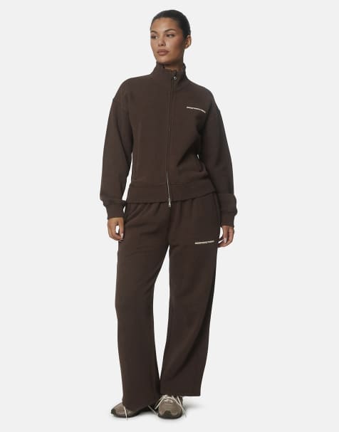 Good For Nothing - Set van katoen met sweatshirt met opstaande boord en rits met wassing - view 1
